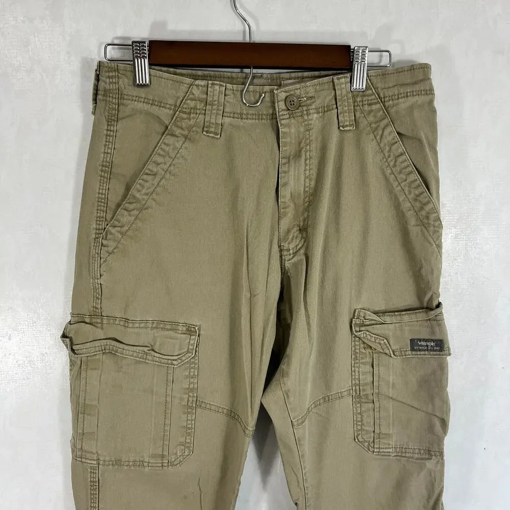 Wrangler Utility Relaxed Fit Cargo Jeans Mens 29 x 30 Straight Leg Skate Hike